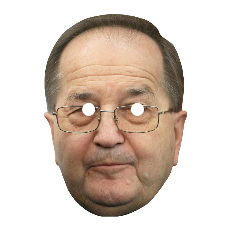 Maska papierowa Tadeusz Rydzyk – na twarz, z gumką