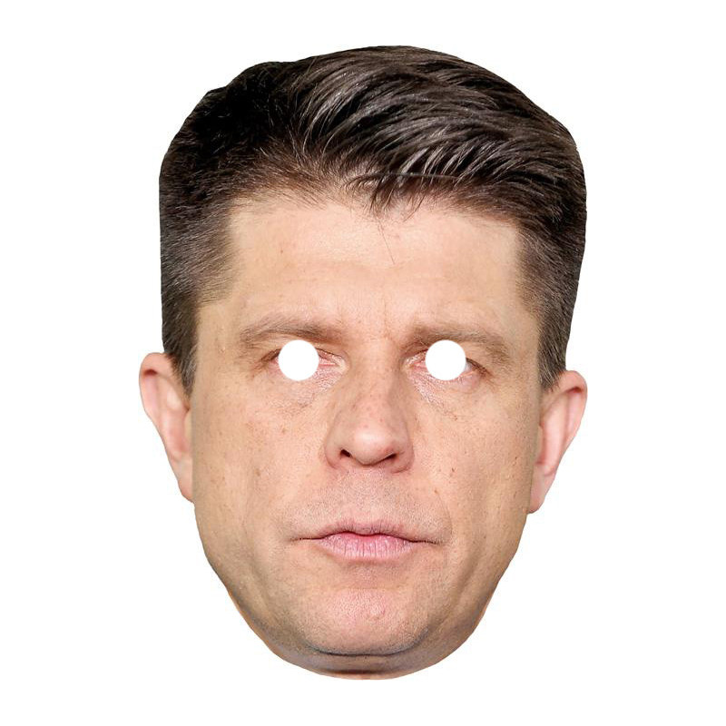 Maska papierowa Ryszard Petru – na twarz, z gumką