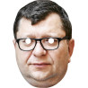 Maska papierowa Zbigniew Stonoga – na twarz, z gumką