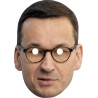 Maska papierowa Mateusz Morawiecki – na twarz, z gumką