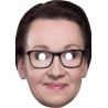 Maska papierowa Anna Zalewska, – na twarz, z gumką