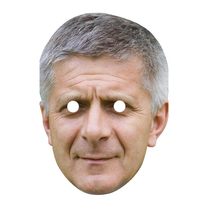 Maska papierowa Marek Belka, – na twarz, z gumką