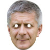 Maska papierowa Marek Belka, – na twarz, z gumką