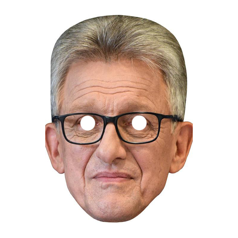 Maska papierowa Stanisław Piotrowicz – na twarz, z gumką