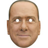Maska papierowa Silvio Berlusconi – na twarz, z gumką