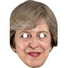 Maska papierowa Theresa May – na twarz, z gumką