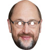 Maska papierowa Martin Schulz – na twarz, z gumką