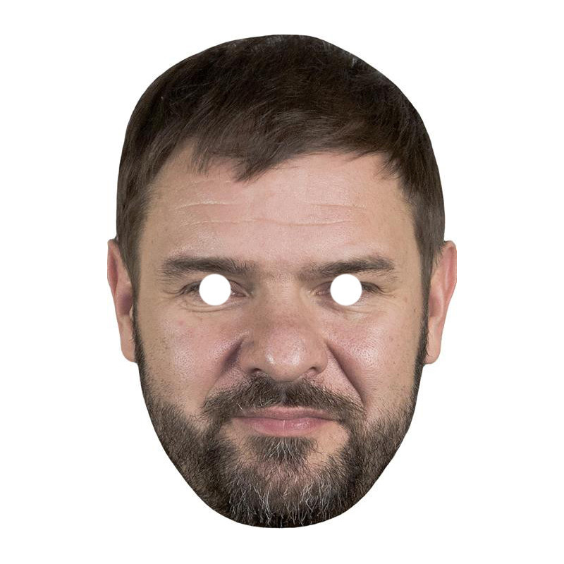 Maska papierowa Tomasz Karolak – na twarz, z gumką