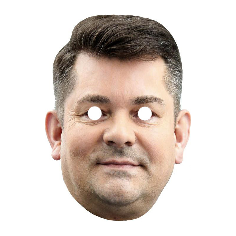 Maska papierowa Zenon Martyniuk AKCENT – na twarz, z gumką