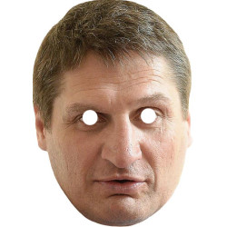 Maska papierowa Andrzej Gołota – na twarz, z gumką