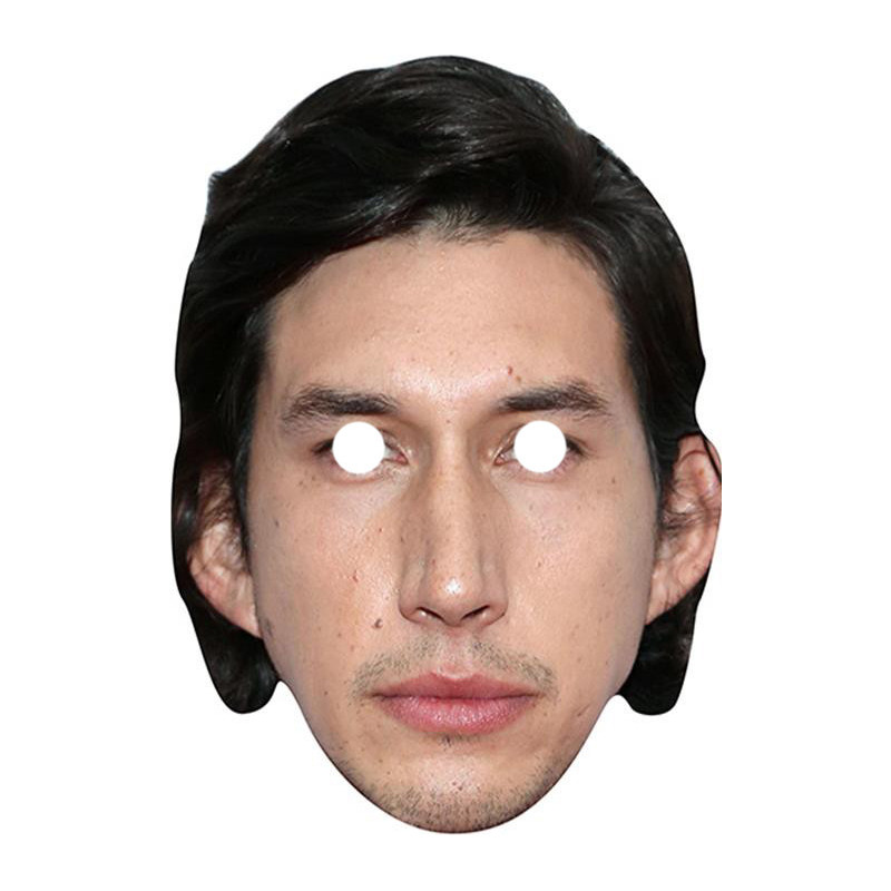 Maska papierowa Adam Driver – na twarz, z gumką