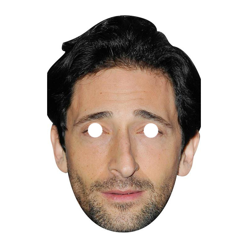 Maska papierowa Adrien Brody – na twarz, z gumką