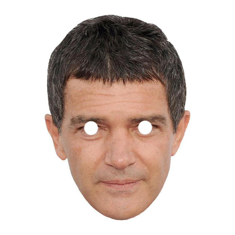 Maska papierowa Antonio Banderas – na twarz, z gumką