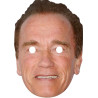 Maska papierowa Arnold Schwarzenegger – na twarz, z gumką