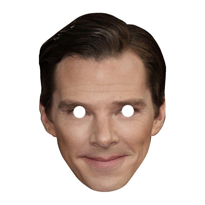 Maska papierowa Benedict Cumberbatch – na twarz, z gumką
