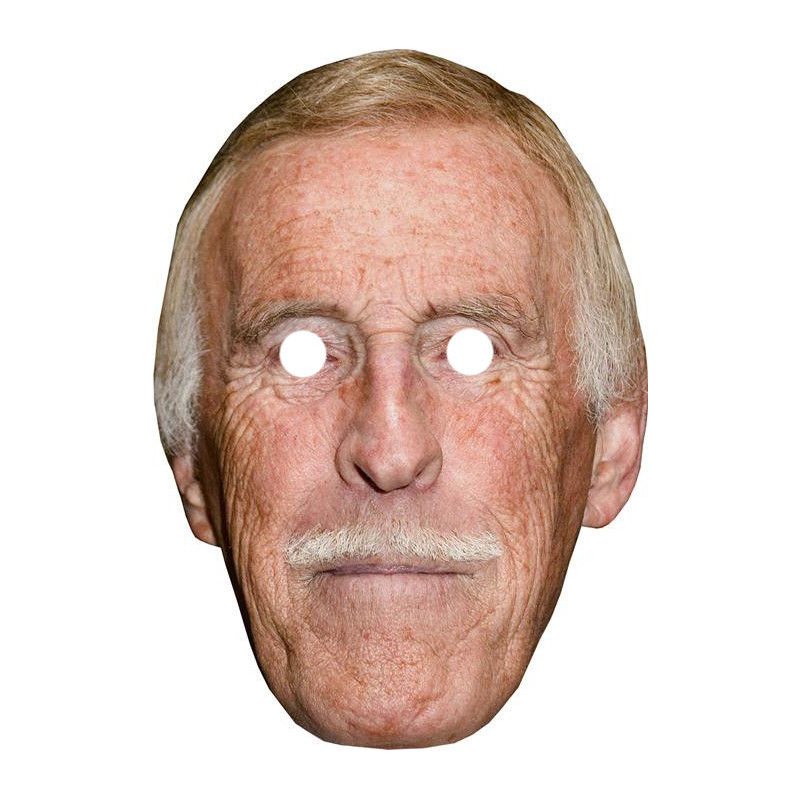 Maska papierowa Bruce Forsythe – na twarz, z gumką