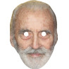 Maska papierowa Christopher Lee – na twarz, z gumką