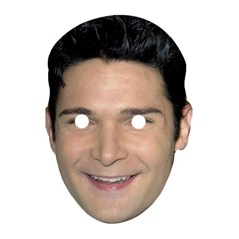 Maska papierowa Corey Feldman – na twarz, z gumką