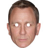 Maska papierowa Daniel Craig (BOND) – na twarz, z gumką