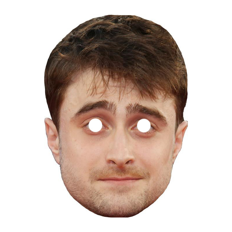 Maska papierowa Daniel Radcliffe – na twarz, z gumką