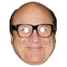 Maska papierowa Danny DeVito – na twarz, z gumką