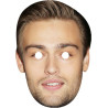 Maska papierowa Douglas Booth – na twarz, z gumką