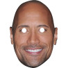 Maska papierowa Dwayne Johnson – na twarz, z gumką