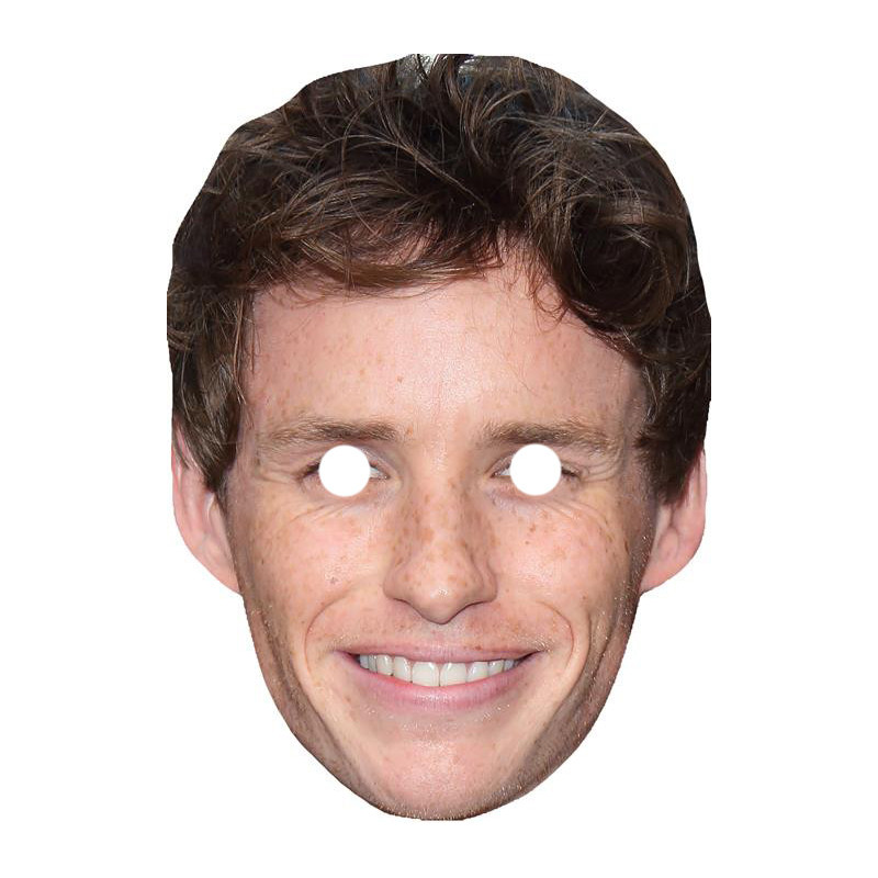 Maska papierowa Eddie Redmayne – na twarz, z gumką