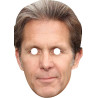 Maska papierowa Gary Cole – na twarz, z gumką