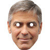 Maska papierowa George Clooney – na twarz, z gumką
