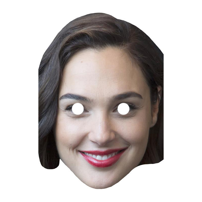 Maska papierowa Gal Gadot – na twarz, z gumką