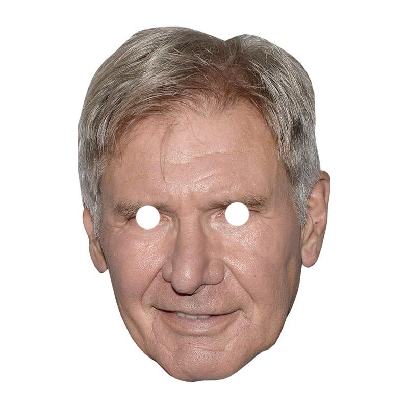 Maska papierowa Harrison Ford – na twarz, z gumką