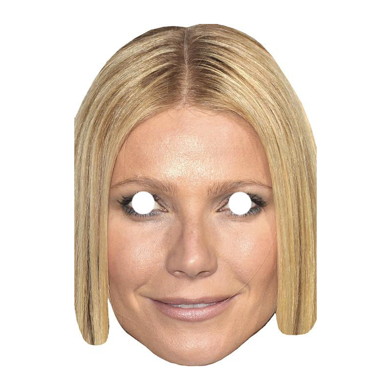 Maska papierowa Gwyneth Paltrow – na twarz, z gumką
