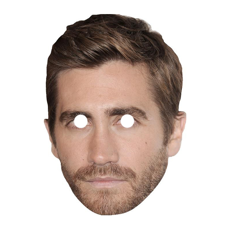 Maska papierowa Jake Gyllenhaal – na twarz, z gumką