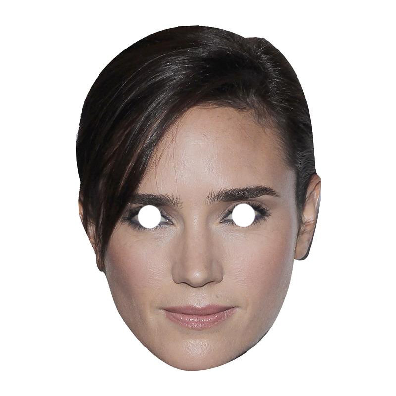 Maska papierowa Jennifer Conelly – na twarz, z gumką