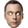 Maska papierowa Jim Parsons – na twarz, z gumką