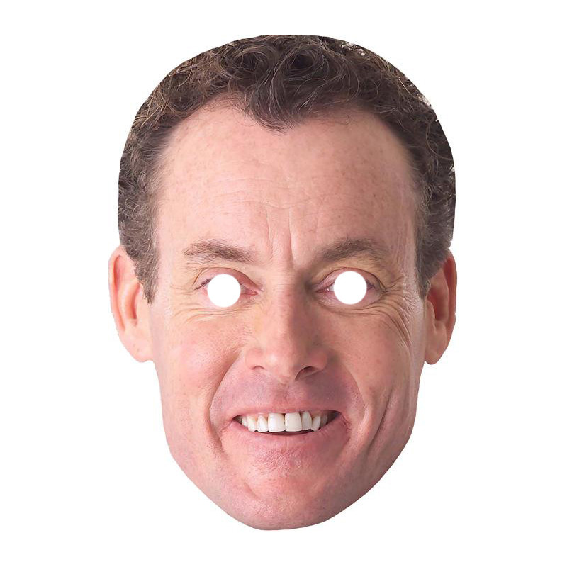 Maska papierowa John C McGinley – na twarz, z gumką