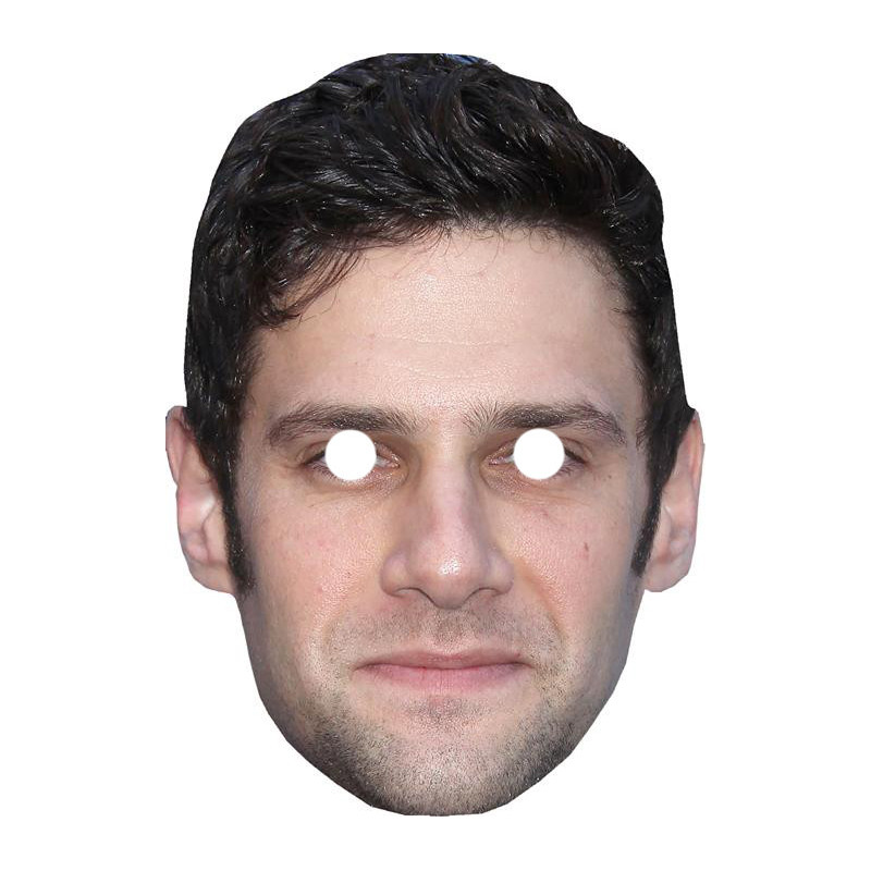 Maska papierowa Justin Bartha – na twarz, z gumką