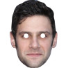 Maska papierowa Justin Bartha – na twarz, z gumką