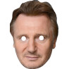 Maska papierowa Liam Neeson – na twarz, z gumką