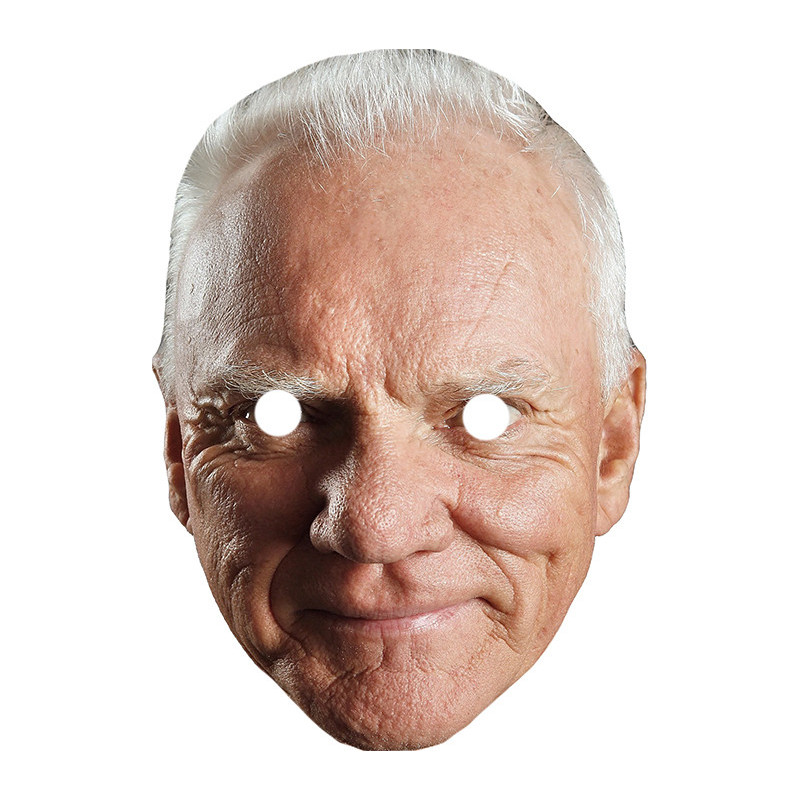 Maska papierowa Malcolm McDowell – na twarz, z gumką