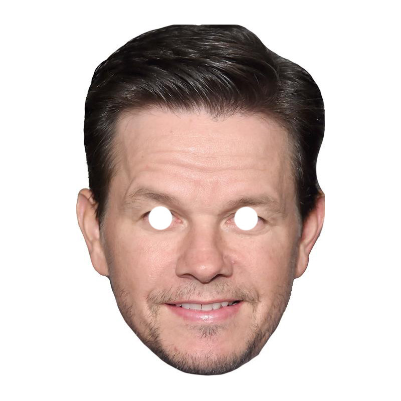 Maska papierowa Mark Wahlberg – na twarz, z gumką