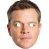 Maska papierowa Matt Damon – na twarz, z gumką