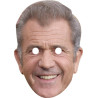 Maska papierowa Mel Gibson – na twarz, z gumką