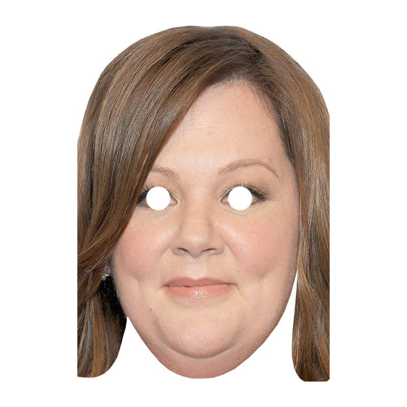 Maska papierowa Melissa McCarthy – na twarz, z gumką