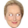 Maska papierowa Meryl Streep – na twarz, z gumką