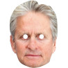 Maska papierowa Michael Douglas – na twarz, z gumką
