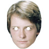 Maska papierowa Michael J Fox – na twarz, z gumką