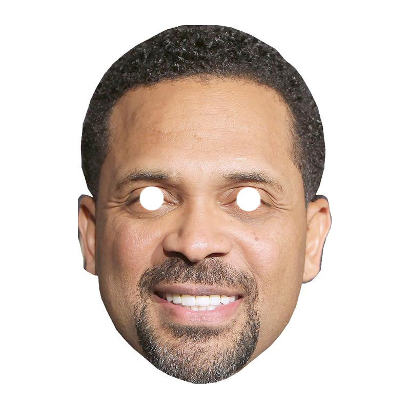 Maska papierowa Mike Epps – na twarz, z gumką