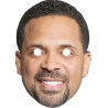 Maska papierowa Mike Epps – na twarz, z gumką